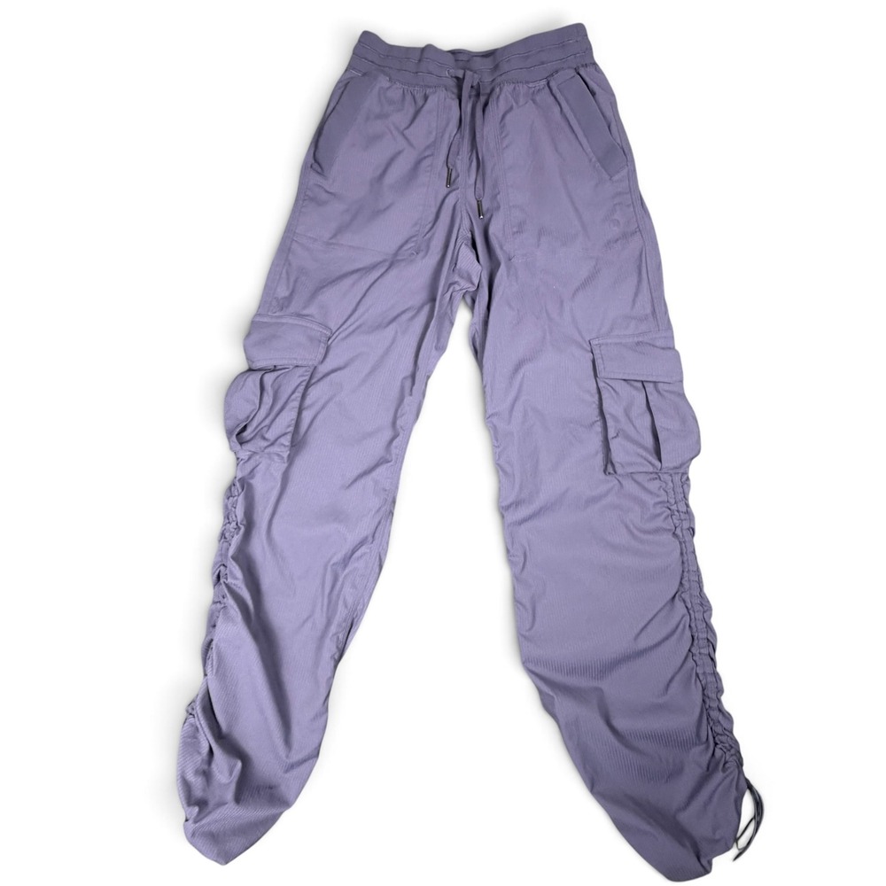 Lululemon Beyond the Studio Ruched Cargo Pants Nightfall Purple XXS LW5GILS